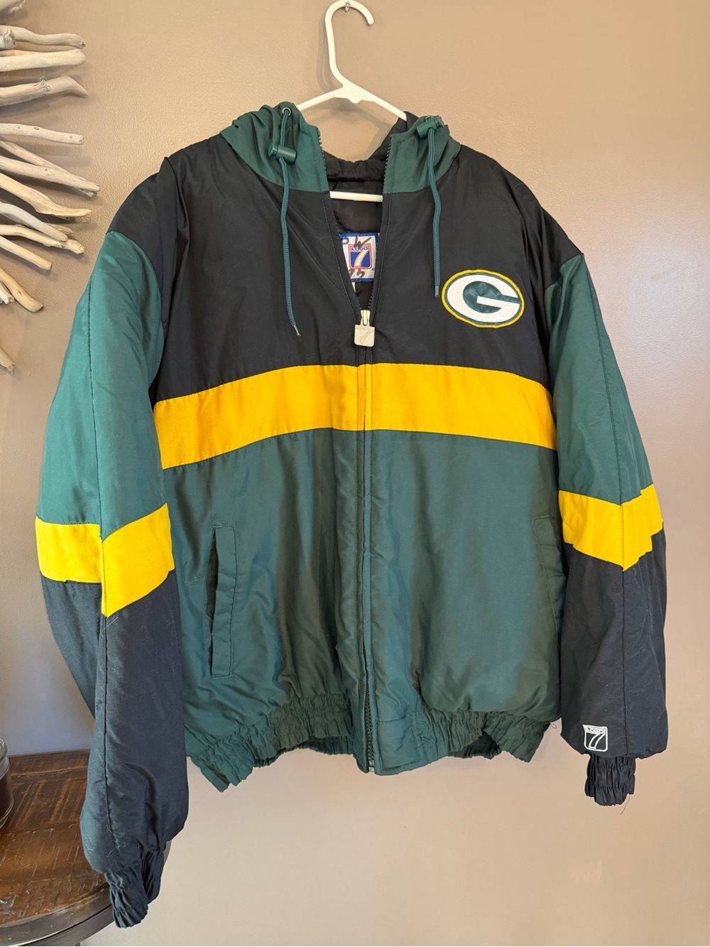 Men’s Vintage‎ 90’s Logo 7 Greenbay Packers puffer jacket